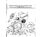 Kenmore 2537795110 electrical system & air handling parts diagram