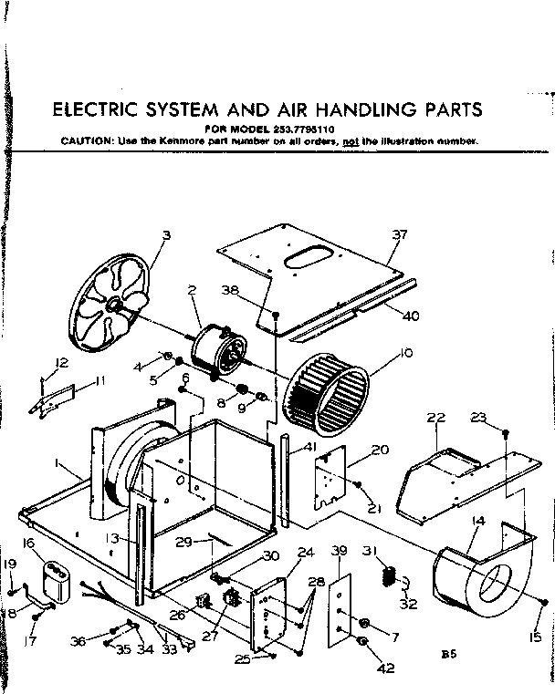 Electrical system & air handling parts