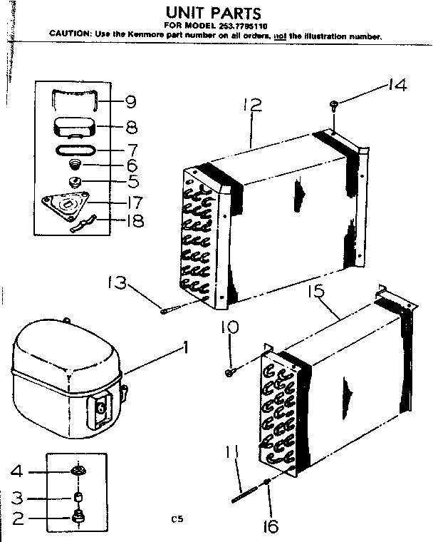 Unit parts