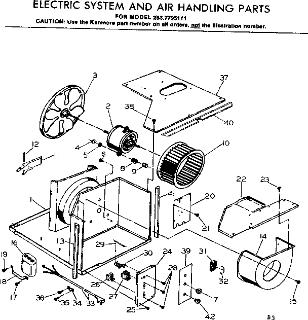 Electrical system & air handling parts