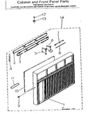 Cabinet & front panel parts