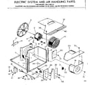 Kenmore 2537795112 electrical system & air handling parts diagram