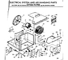 Kenmore 2537796090 electrical system & air handling parts diagram