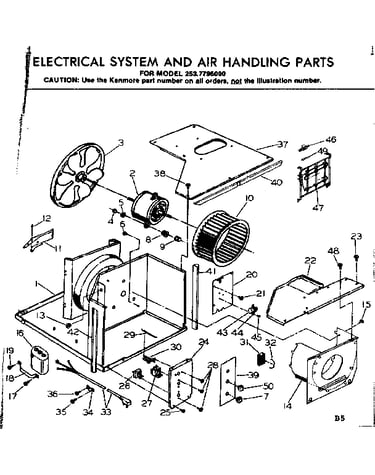 Electrical system & air handling parts