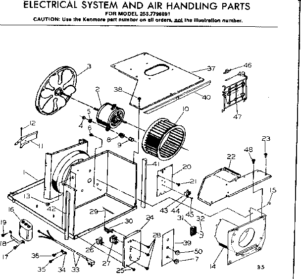 Electrical system & air handling parts