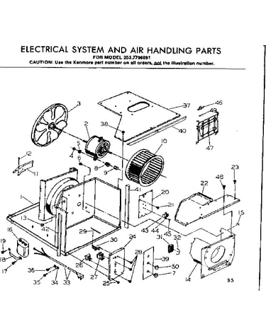 Electrical system & air handling parts
