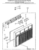 Cabinet & front panel parts