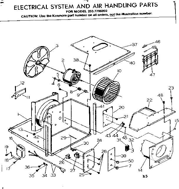 Electrical system & air handling parts