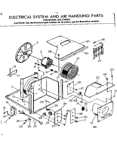 Electrical system & air handling parts