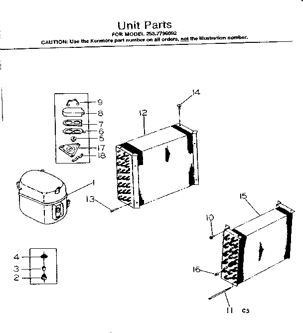 Unit parts