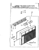 Cabinet & front panel parts