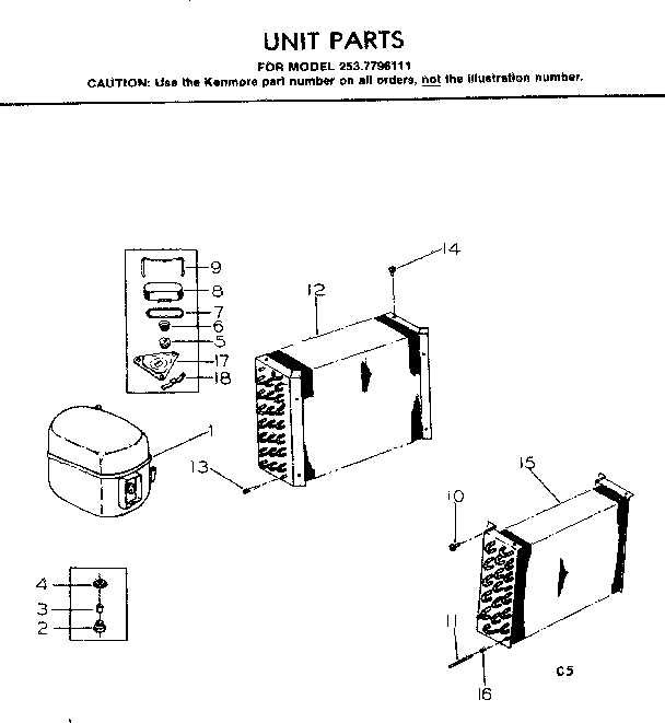Unit parts