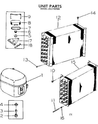 Unit parts