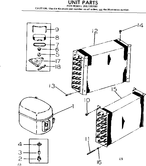 Unit parts