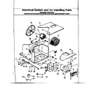 Kenmore 2537797131 electrical system & air handling parts diagram