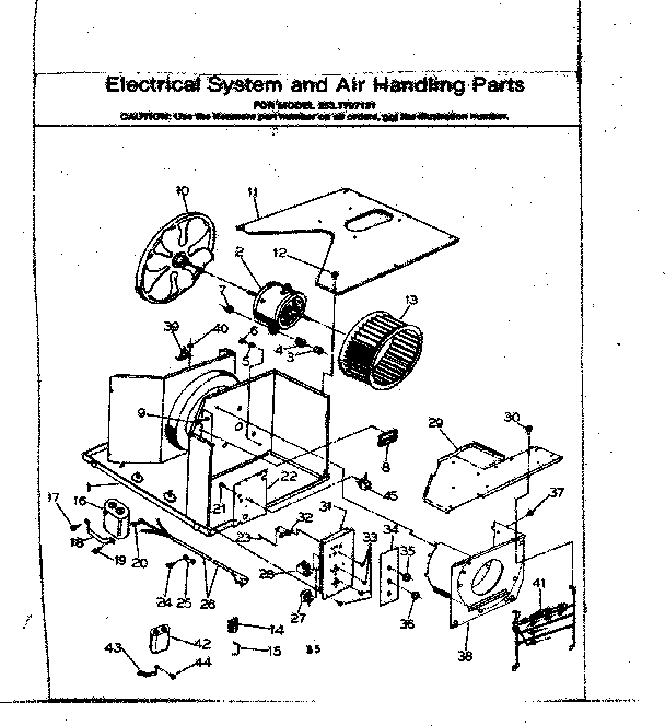 Electrical system & air handling parts