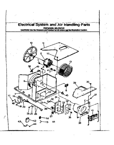 Electrical system & air handling parts