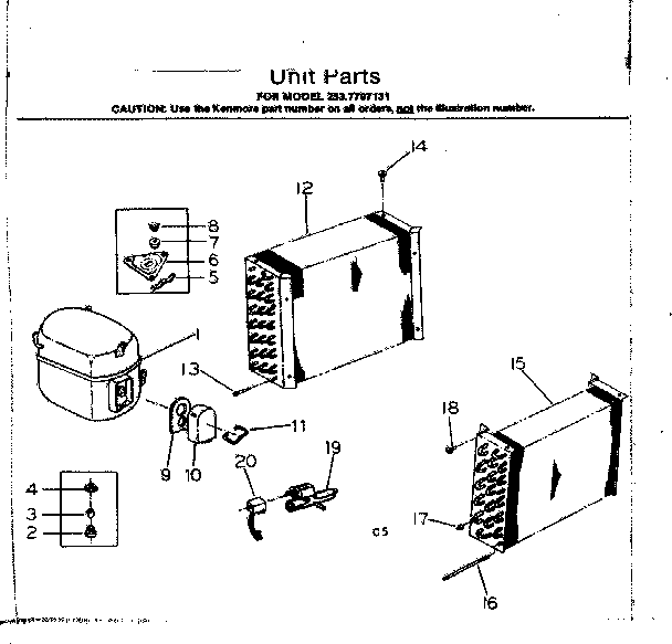 Unit parts