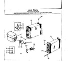 Kenmore 2537797132 unit parts diagram