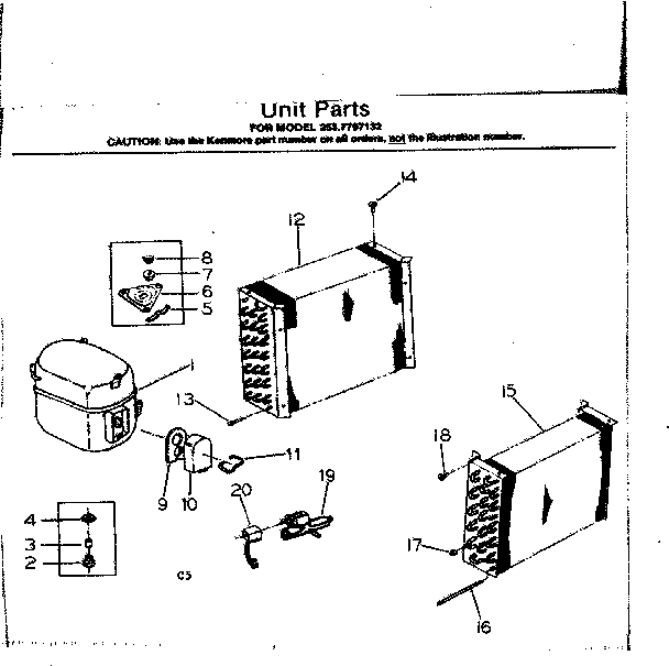 Unit parts