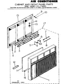 Cabinet & front panel parts