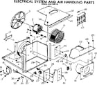 Kenmore 2537798110 electrical system & air handling parts diagram