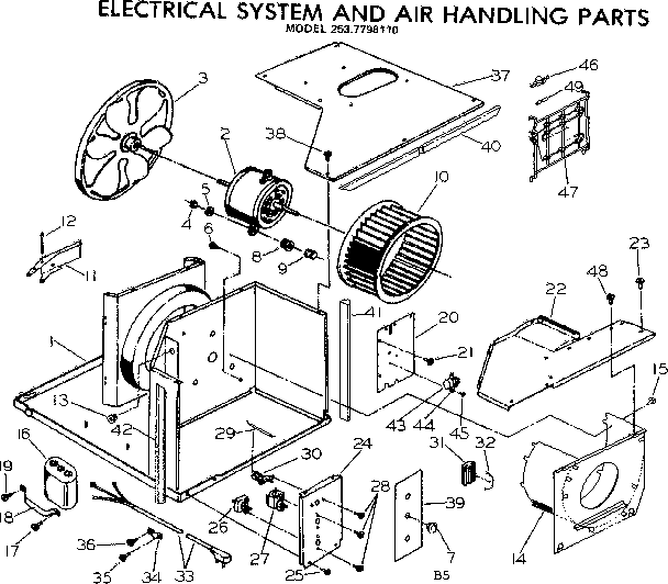 Electrical system & air handling parts