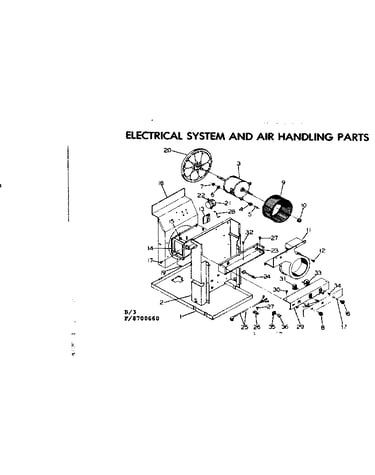 Electrical system and air handling parts