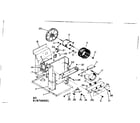 Kenmore 2538700661 electrical system & air handling parts diagram
