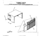 Kenmore 2538700780 cabinet parts diagram