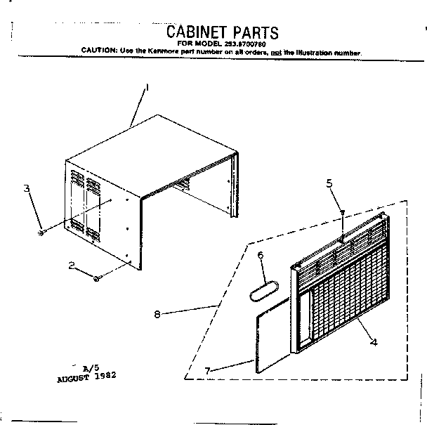 Cabinet parts