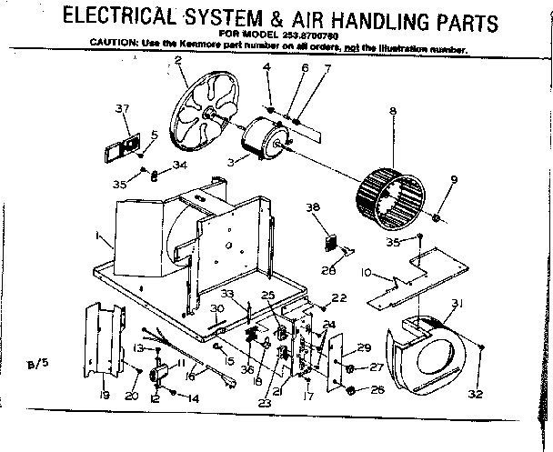 Electrical system & air handling parts