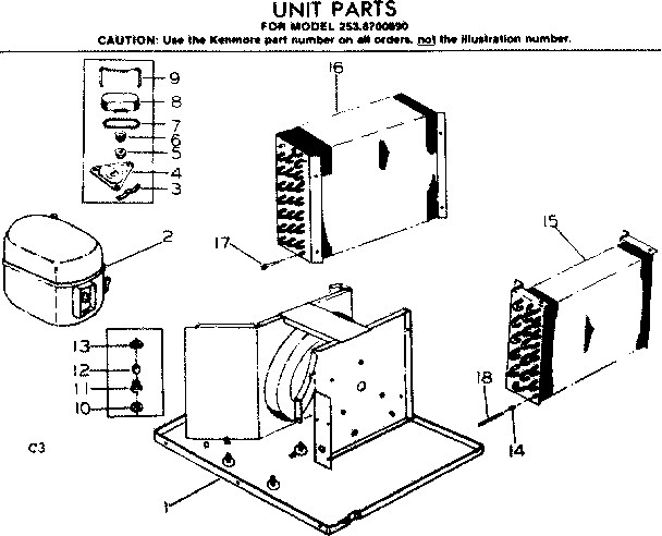 Unit parts