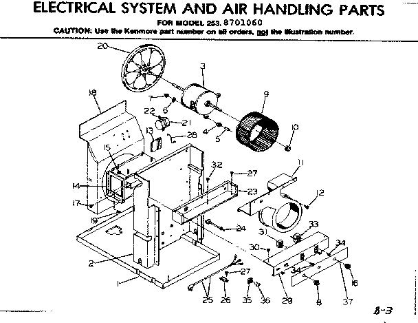 ELECTRICAL SYSTEM AND AIR HANDLING PARTS