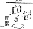 Kenmore 2538701480 unit parts diagram