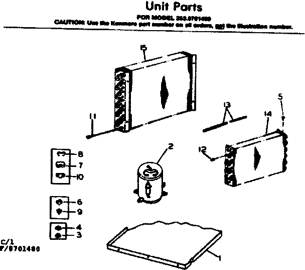 Unit parts