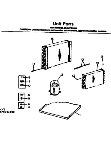 Unit parts