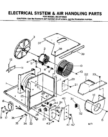 Electrical system & air handling parts