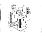 Kenmore 2538710660 electrical system and air handling parts diagram