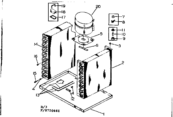 Electrical system and air handling parts