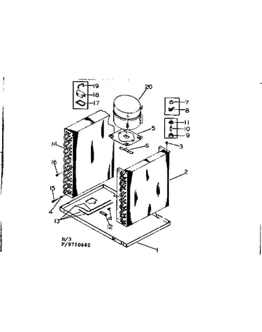 Electrical system and air handling parts