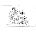 Kenmore 2538710662 electrical system & air handling parts diagram