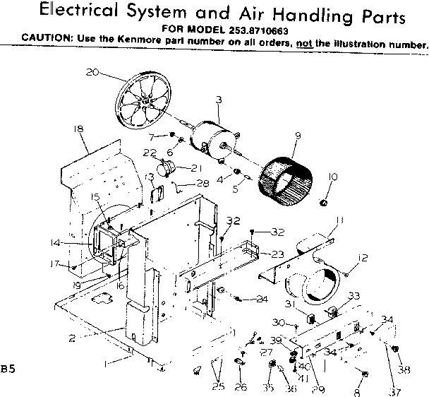 ELECTRICAL SYSTEM & AIR HANDLING PARTS