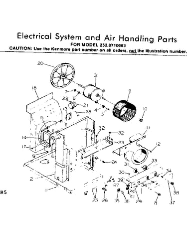 Electrical system & air handling parts