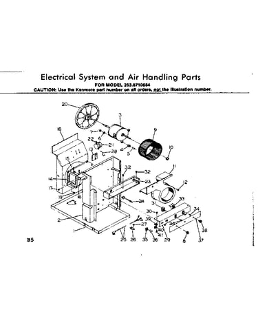 Electrical system & air handling parts