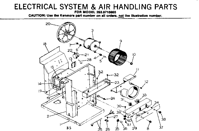 Electrical system & air handling parts