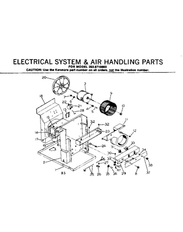 Electrical system & air handling parts