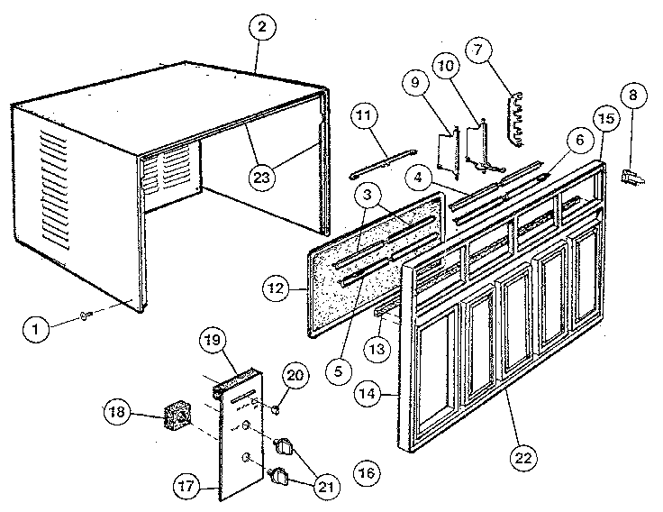 CABINET AND FRONT PANEL