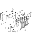 Cabinet and front panel