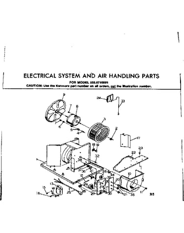 Electrical system & air handling parts